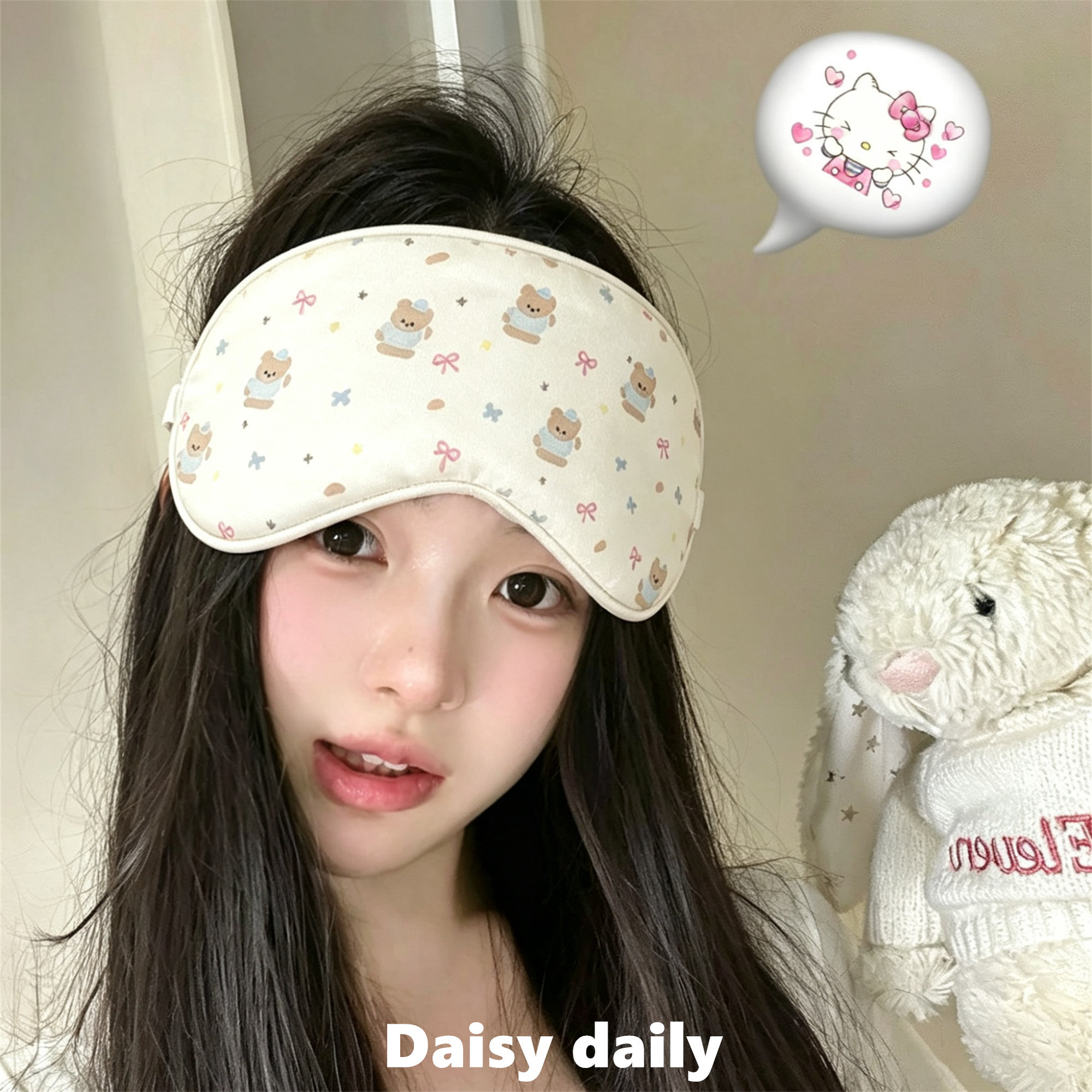 可爱卡通遮光眼罩女睡眠专用学生午休睡觉缓解眼疲劳眼睛罩少女心图片
