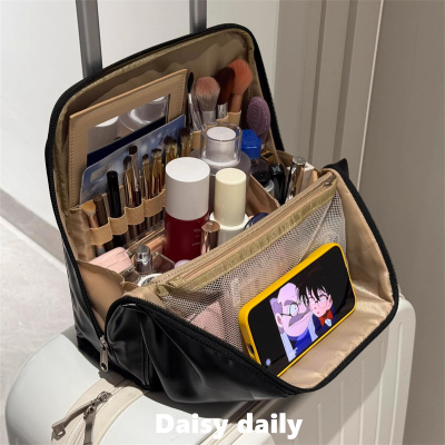 新款大容量化妆包分区外出立式便携旅行收纳洗漱2025新款可挂箱