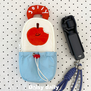 大疆pocket3收纳包可爱保护收纳袋g7x2防撞防摔便携云台ccd相机包