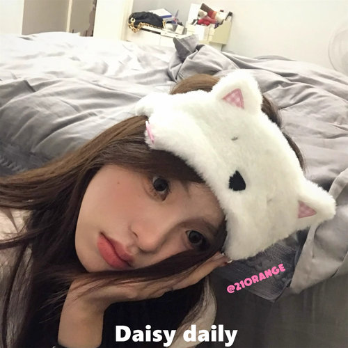 卡通毛绒软萌西高地狗眼罩女韩版可爱宿舍睡眠缓解疲劳便捷实用