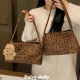 复古豹纹包包女款 手提单肩包日常百搭通勤包上班杂物小拎包腋下包