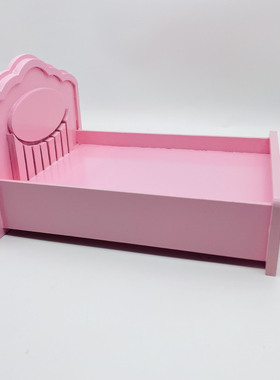 Dollhouse1:12微缩模型娃娃屋家具欧式公主床DIY卧室配件装饰摆件