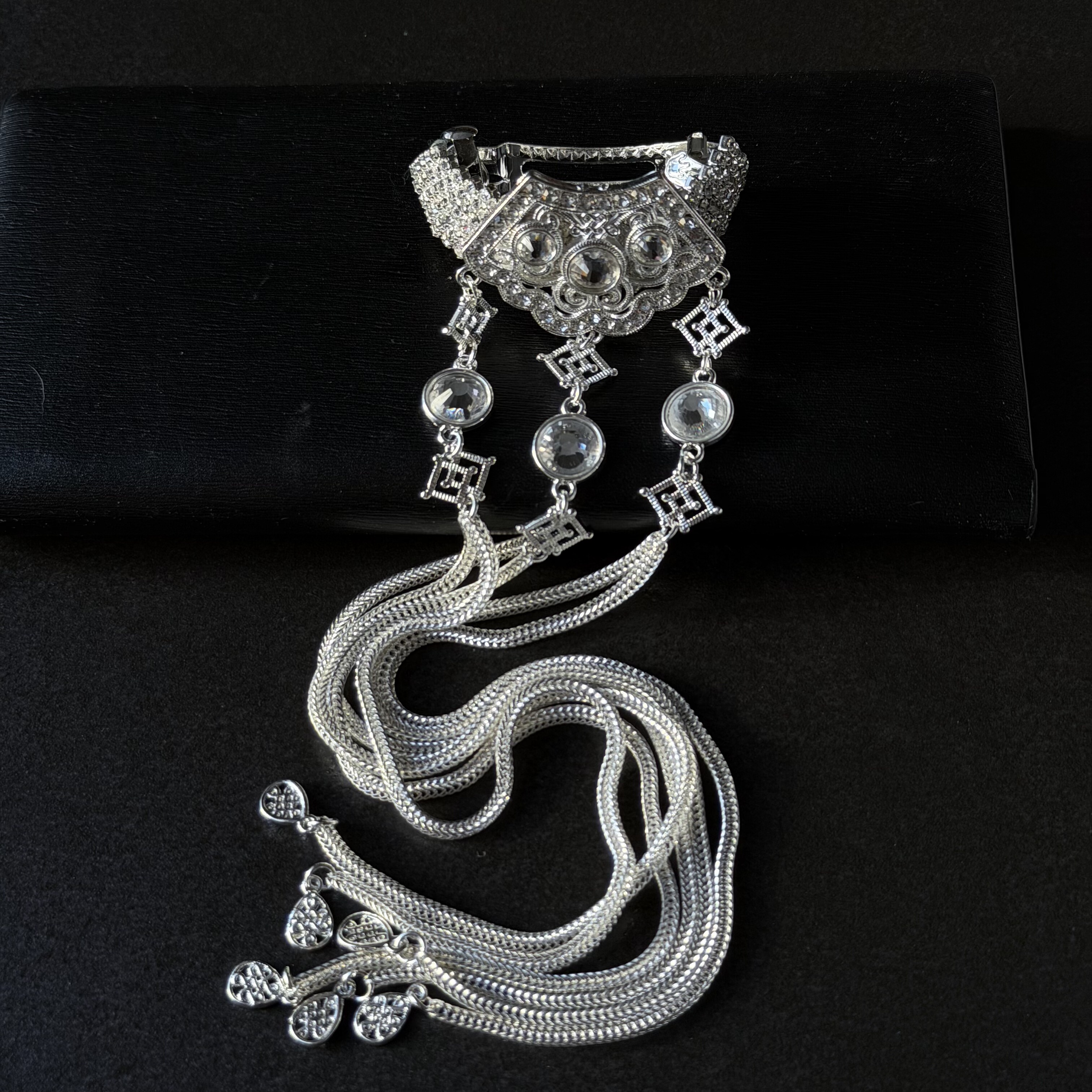 蒙古元素新款满钻发夹发卡长流苏发饰,饰品/流行首饰/时尚饰品新,民族风发饰,淘宝优惠券,粉丝福利购,淘宝优惠卷