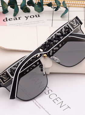 防紫外线复古女士镂空太阳镜