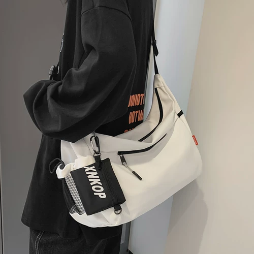 Мужская японская вместительная и большая сумка через плечо, сумка на одно плечо