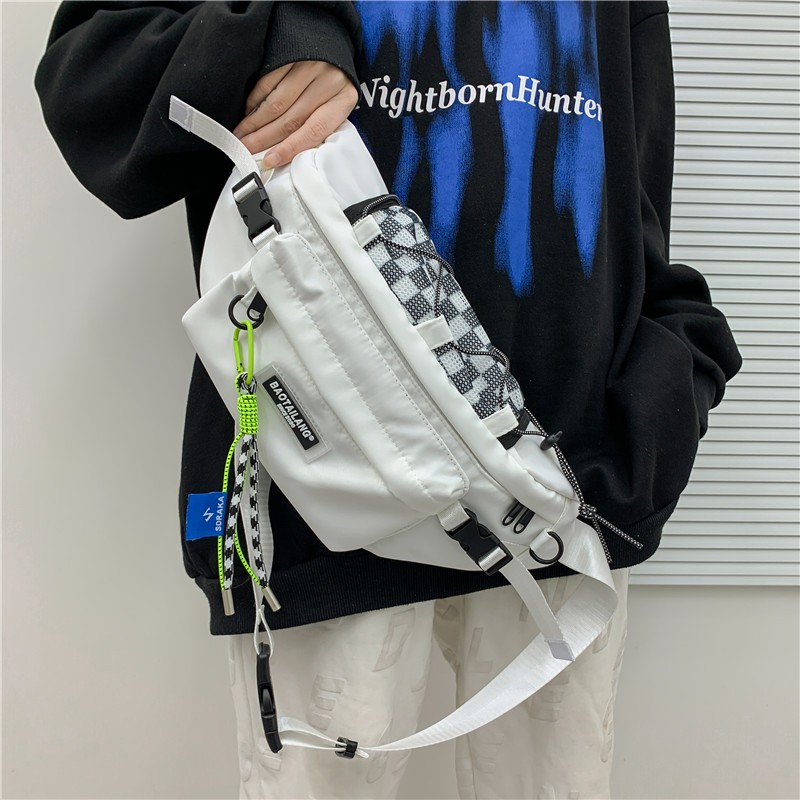胸包男生ins潮酷小包斜挎包潮牌