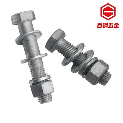 祥业M36螺母高强度M6M108.8级-外螺丝螺帽锌六方螺栓热浸热镀锌外