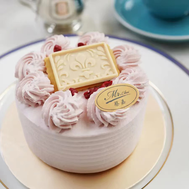 choi法式甜点 蔡嘉粉色 raspberry cream cake