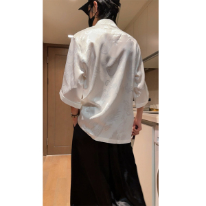 短视频 2025夏季  冰丝大龙提花  短T可做套装A3012-单P50/套P100图片