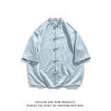 麦穗提花夏季新品2026风汉服短袖衬衫/衬衣A677-p65，男装T恤，钱塘7008(原4008)