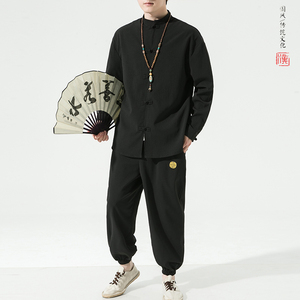 A7111*2026春风 仿麻 可分开 套装上衣P45裤子P40图片
