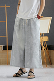 A4015中国2021龙花型汉服古风冰丝哈伦裤八分裤p55，男装休闲裤，钱塘7008(原4008)