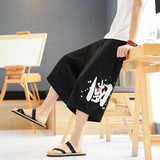 A4012中国风大码2021袋鼠库汉服古风中国哈伦裤七分裤p55，男装休闲裤，钱塘7008(原4008)
