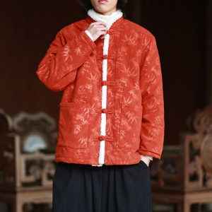 冬2025 灯芯绒 新中式 唐装棉衣 加厚汉服棉袄外套A228-P140图片
