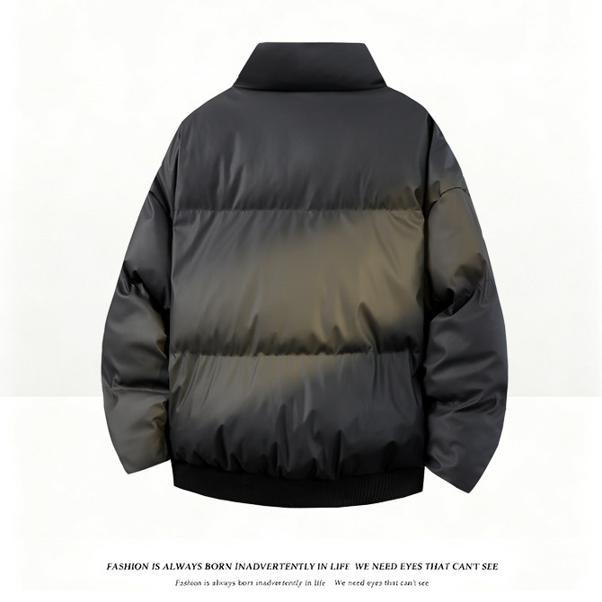 跑量2025PU皮立领棉服男保暖情侣棉服潮牌美式皮衣棉衣A525*P88,男装皮衣,钱塘7008(原4008)
