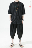 2023风夏BV绿方格提花冰丝垂感短袖汉服套装A9002-p95，男装休闲套装，钱塘7008(原4008)