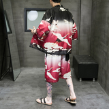 A3028*大码2021中国风仙鹤渐变冰丝面料汉服套装p80，男装休闲套装，钱塘7008(原4008)