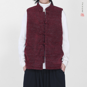 冬2025  雪尼尔 唐装马甲棉衣  加厚羽绒马甲棉衣外套A527-P108图片