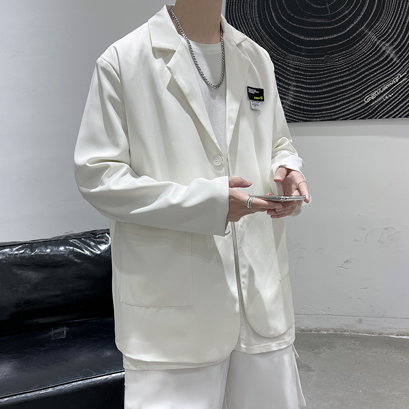 A6101*大码M-5XL港风西服宽松男潮流外套秋季上衣P75,男装西服,钱塘7008(原4008)