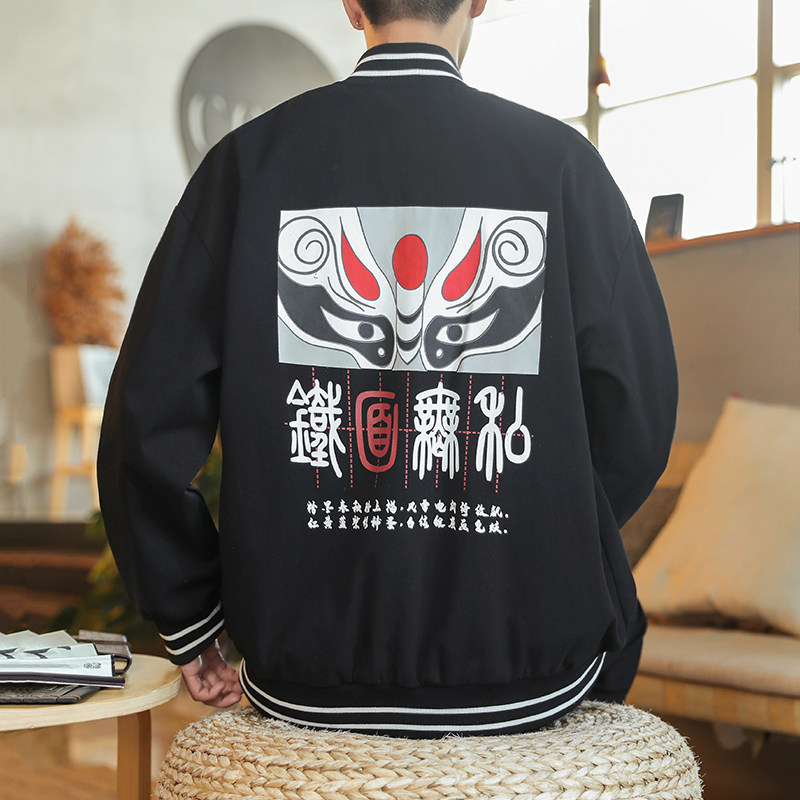 A1090风2021秋冬大码 印花款 夹克外套图片