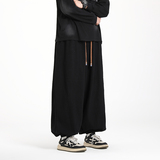 加绒2025秋冬黑暗风宽松版哈伦棉麻灯笼裤子A896-p80加绒，男装休闲裤，钱塘7008(原4008)