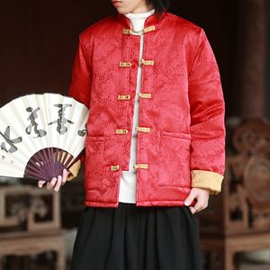 现货！新年红2025冬季 风 唐装棉衣 汉服棉袄外套A510-P140图片