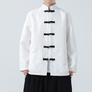 2026春 新中式  黑白色 婚礼唐装汉服夹克外套A655-P105图片