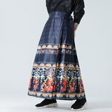 2026春款马面裙男女同款汉服新中式风马面裙A125*P88，男装民族服装，钱塘7008(原4008)