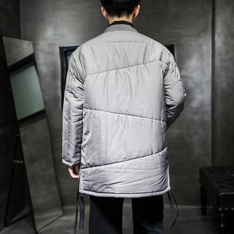A775两面穿冬季2020中国风拼色款棉衣P130,男装棉衣,钱塘7008(原4008)