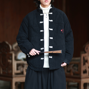 现货！冬2025灯芯绒加厚  盘扣棉衣棉服外套A7103*P100图片