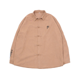 风2026春款刺绣款磨毛汉服盘扣长袖衬衫外套A8005*P65，男装衬衫，钱塘7008(原4008)