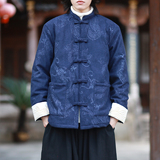 灯芯绒提花龙2025新中式盘扣棉袄 唐装红棉衣A552-P148,男装棉衣,钱塘7008(原4008), 灯芯绒提花龙2025新中式盘扣棉袄 唐装红棉衣A552-P148,男装棉衣,钱塘7008(原4008),