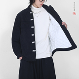现货！冬2025灯芯绒加厚盘扣棉衣棉服外套A7103*P100，男装棉衣，钱塘7008(原4008)