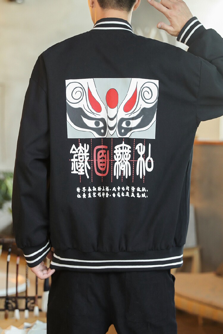 A1090风2021秋冬印花款夹克外套,男装夹克,钱塘7008(原4008)