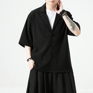 2026夏新风改良短袖汉服西装/西服领外套A892-p65