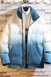 J196砖墙渐变撞色2色2020冬装爆款M-5XL大码立领棉衣棉服P120，男装棉衣，钱塘7008(原4008)