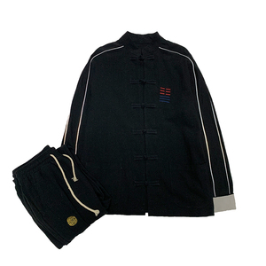 A2020中国风202夜光反光条设计 棉麻盘扣/唐装/汉服套装P120图片