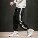 AK102*跑量上新2021秋冬束脚抽绳三杠针织休闲裤子P45加绒10，男装休闲裤，钱塘7008(原4008)