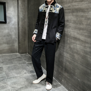 棉麻风龙款2026春款  盘扣 汉服套装特价 A703-P70图片