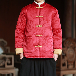 现货！新年红2025冬季 风 唐装棉衣 汉服棉袄外套A510-P140图片