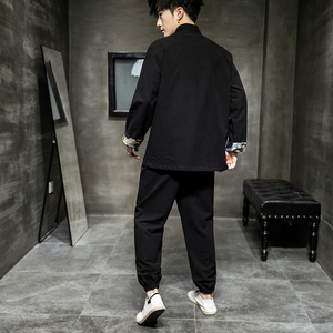 有货特价男装2026春 龙刺绣 盘扣/中年唐装/汉服套装A1005-P80图片