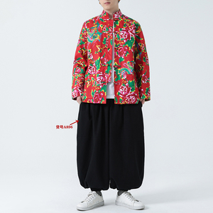 2026春 新中式 东北大花 网红款 唐装汉服夹克 外套A657-P90图片