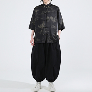 夏季新品2026 风 汉服短袖衬衫/衬衣A675-p65图片