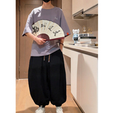 短视频2026夏装风简约棉麻圆领短袖T恤B999-p30，男装T恤，钱塘7008(原4008)