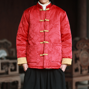 现货！新年红2025冬季 风 唐装棉衣 汉服棉袄外套A510-P140图片