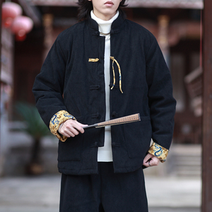 冬款2025 灯芯绒套装 唐装棉衣 加厚汉服棉袄外套套装A339-P198图片