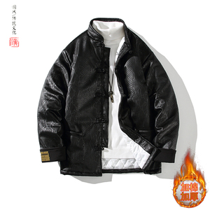 2025 冬  提花龙 唐装风中青年中式 汉服盘扣棉衣A522-P138图片