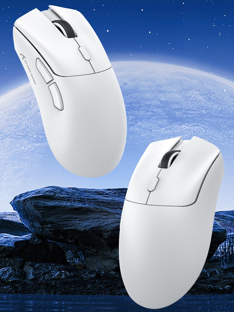 ATTACK SHARK R1 무선 충전 마우스 BLUETOOTH 2.4G 유선 USB 경량 데스크탑 PAW3311 E-스포츠 마우스