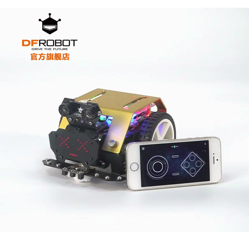 DFRobot Max探索者编程小车教育机器人兼容arduino支持图形化编程