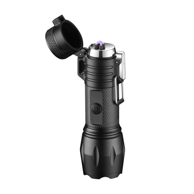 2026新款品牌男士高档F22防水双电弧铝壳变焦电筒打火机 USB充电,ZIPPO/瑞士军刀/眼镜,充电打火机,淘宝优惠券,粉丝福利购,淘宝优惠卷